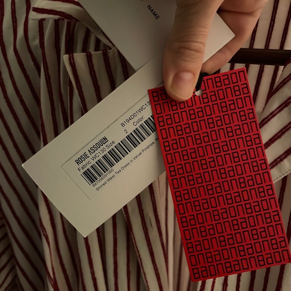 Rosie Assoulin By Any Other Name shirred waist tea dress - Picture 8 of 10